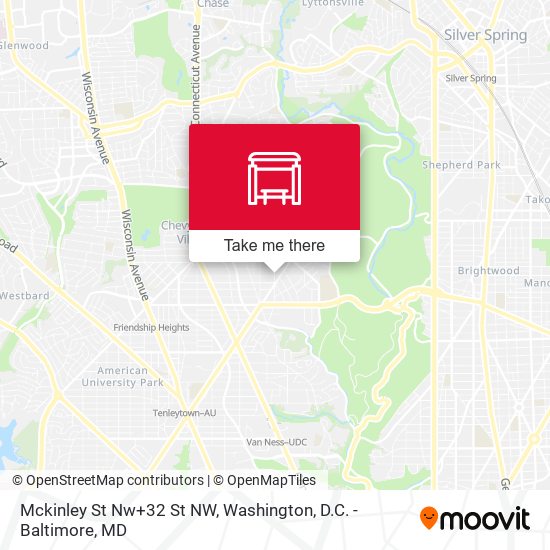 Mckinley St Nw+32 St NW map