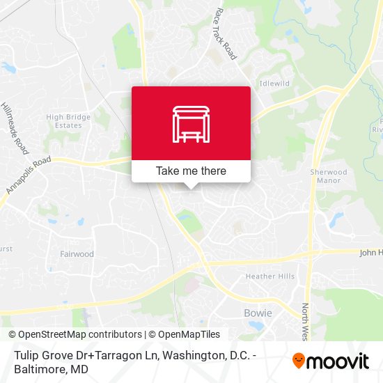 Mapa de Tulip Grove Dr+Tarragon Ln