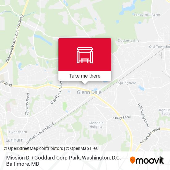 Mission Dr+Goddard Corp Park map