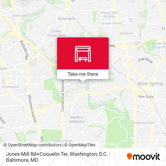 Jones Mill Rd+Coquelin Ter map