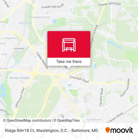 Mapa de Ridge Rd+18 Ct