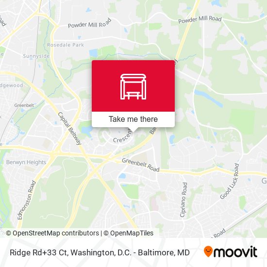 Mapa de Ridge Rd+33 Ct