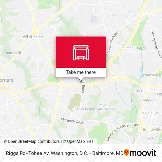 Riggs Rd+Tohee Av map