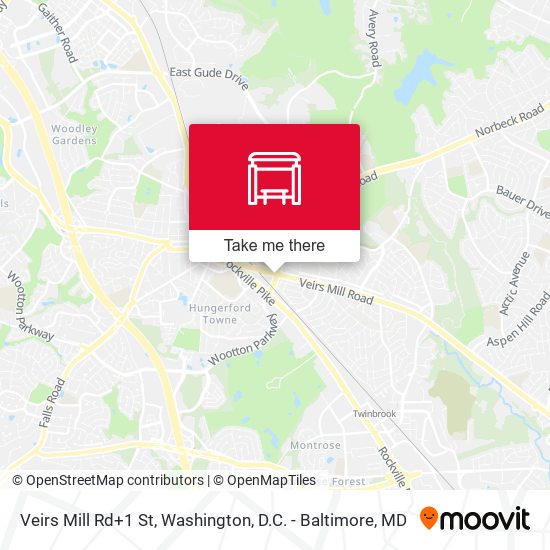 Mapa de Veirs Mill Rd+1 St