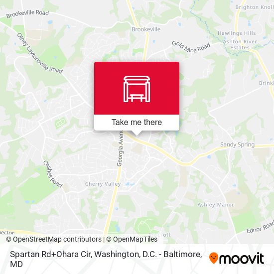 Spartan Rd+Ohara Cir map
