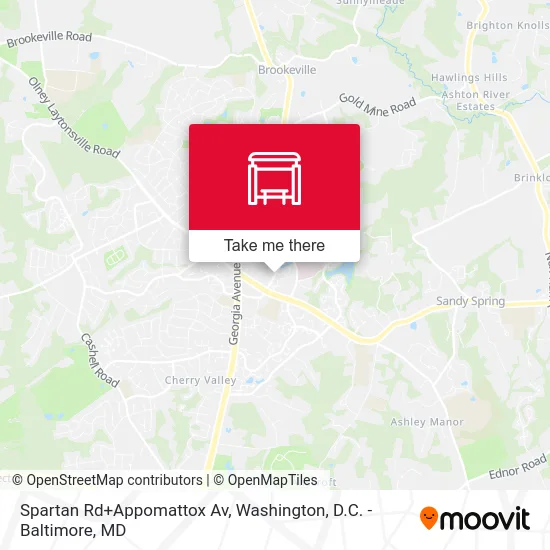 Spartan Rd+Appomattox Av map