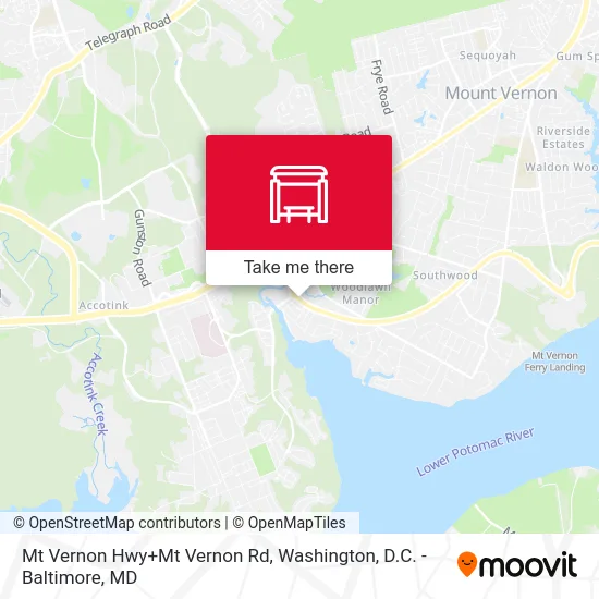 Mt Vernon Hwy+Mt Vernon Rd map