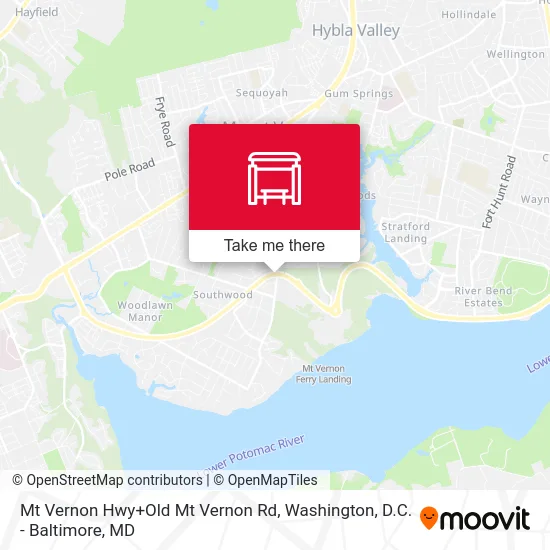 Mt Vernon Hwy+Old Mt Vernon Rd map