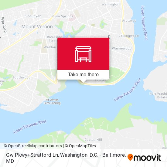 Gw Pkwy+Stratford Ln map