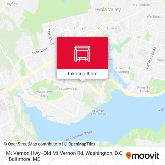 Mt Vernon Hwy+Old Mt Vernon Rd map