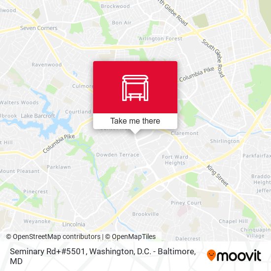 Seminary Rd+#5501 map