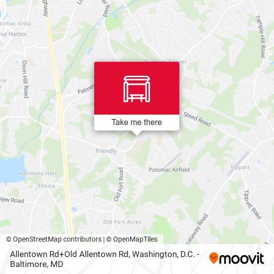 Mapa de Allentown Rd+Old Allentown Rd
