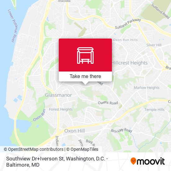 Southview Dr+Iverson St map