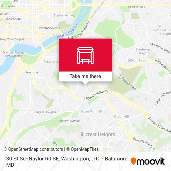 30 St Se+Naylor Rd SE map