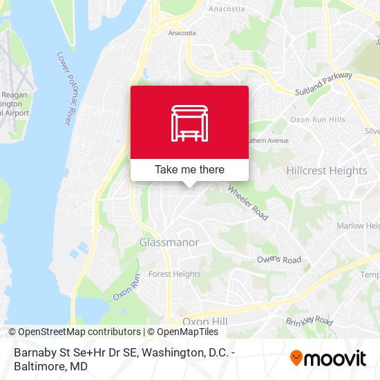 Mapa de Barnaby St Se+Hr Dr SE