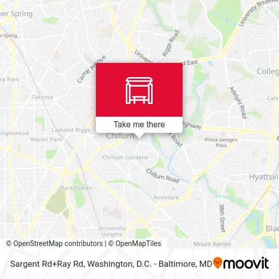 Sargent Rd+Ray Rd map