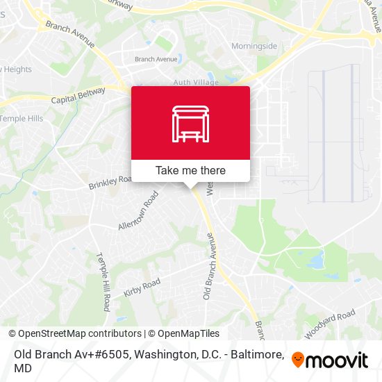 Old Branch Av+#6505 map