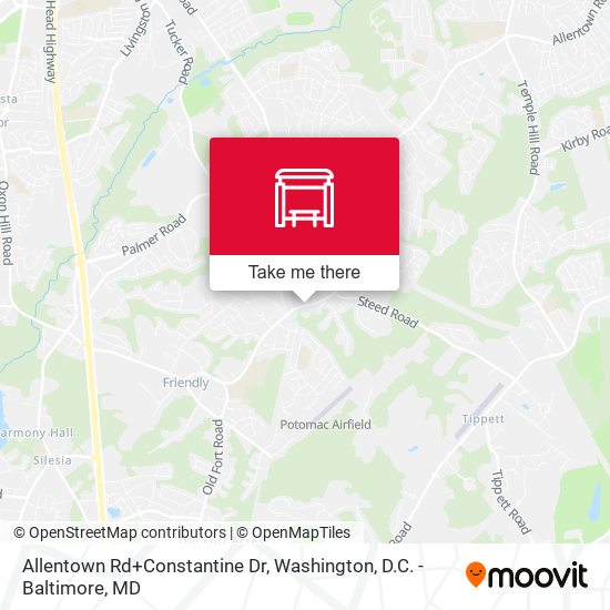 Mapa de Allentown Rd+Constantine Dr