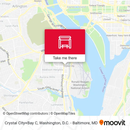 Mapa de Crystal City+Bay C