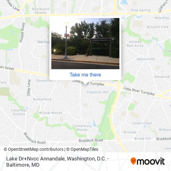Mapa de Lake Dr+Nvcc Annandale