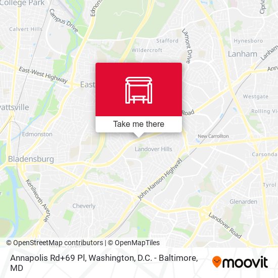 Mapa de Annapolis Rd+69 Pl