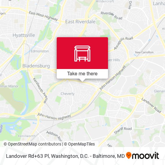 Mapa de Landover Rd+63 Pl