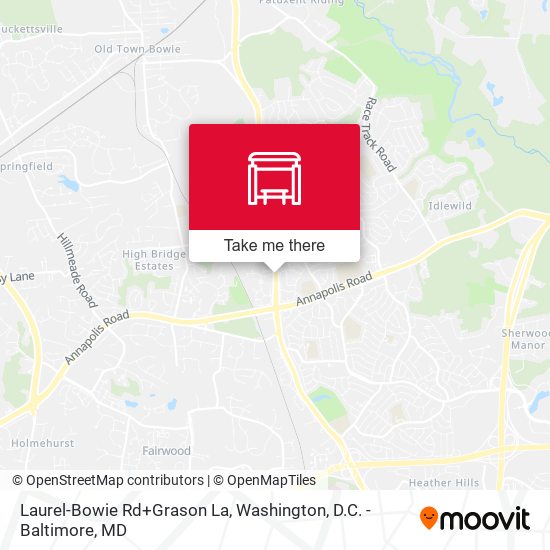 Mapa de Laurel-Bowie Rd+Grason La