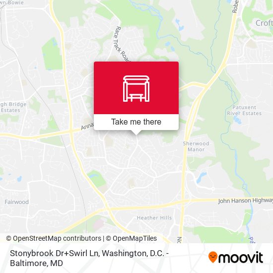 Mapa de Stonybrook Dr+Swirl Ln