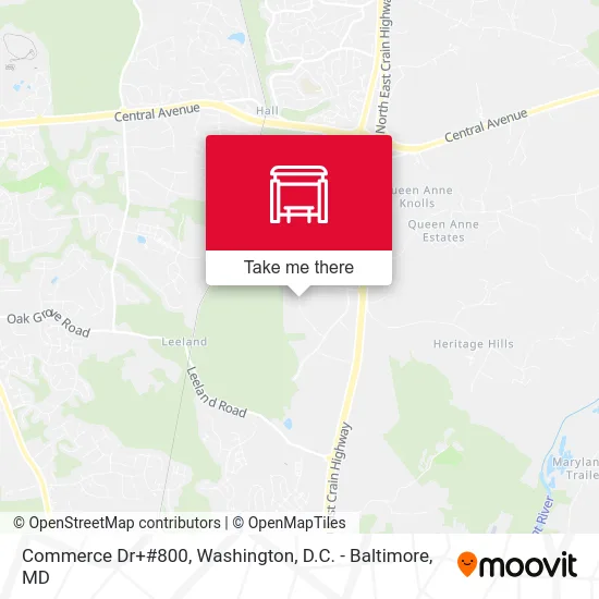 Commerce Dr+#800 map