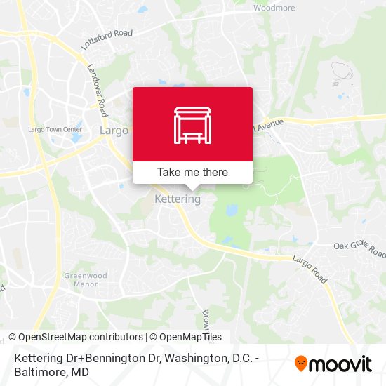 Mapa de Kettering Dr+Bennington Dr