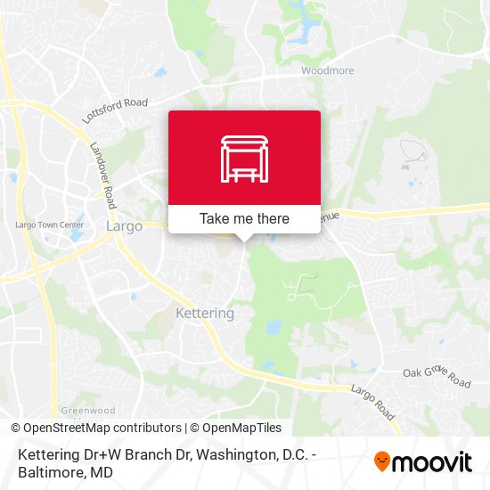 Kettering Dr+W Branch Dr map