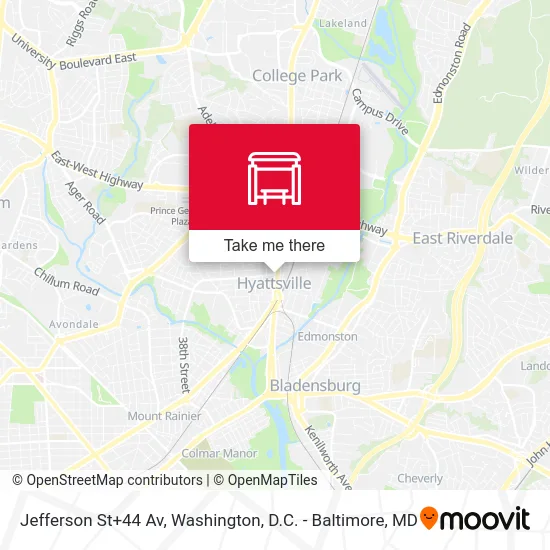 Jefferson St+44 Av map