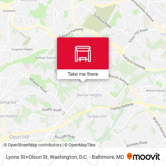 Mapa de Lyons St+Olson St