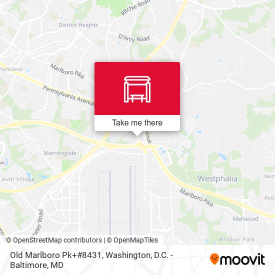 Old Marlboro Pk+#8431 map
