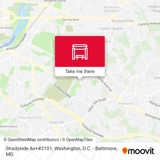 Shadyside Av+#2101 map