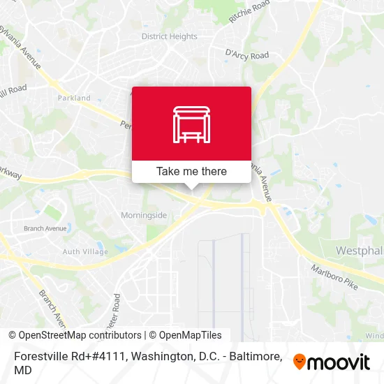 Forestville Rd+#4111 map