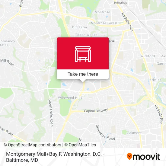 Montgomery Mall+Bay F map