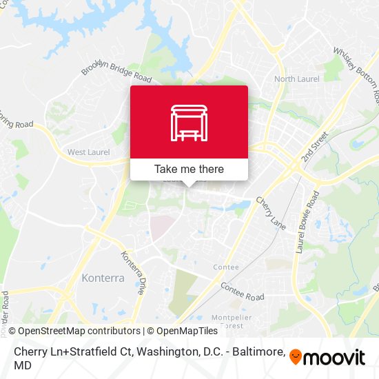 Mapa de Cherry Ln+Stratfield Ct