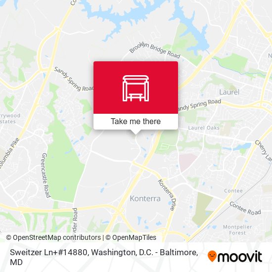 Sweitzer Ln+#14880 map