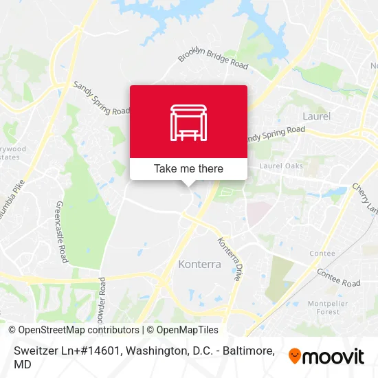 Sweitzer Ln+#14601 map