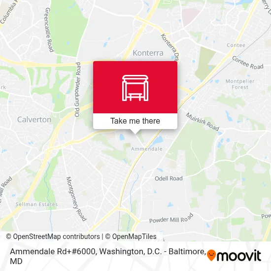 Ammendale Rd+#6000 map