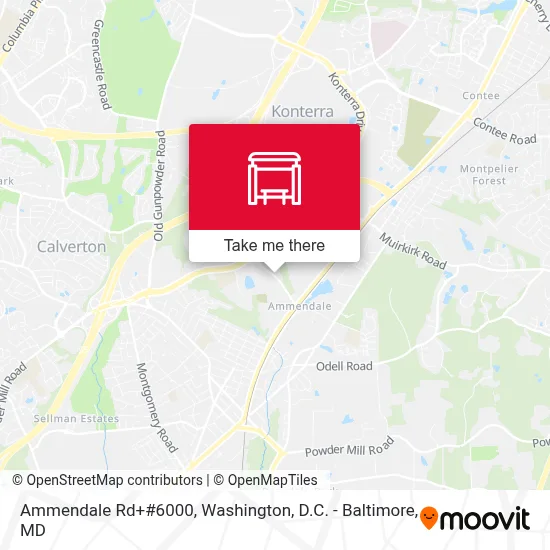 Ammendale Rd+#6000 map