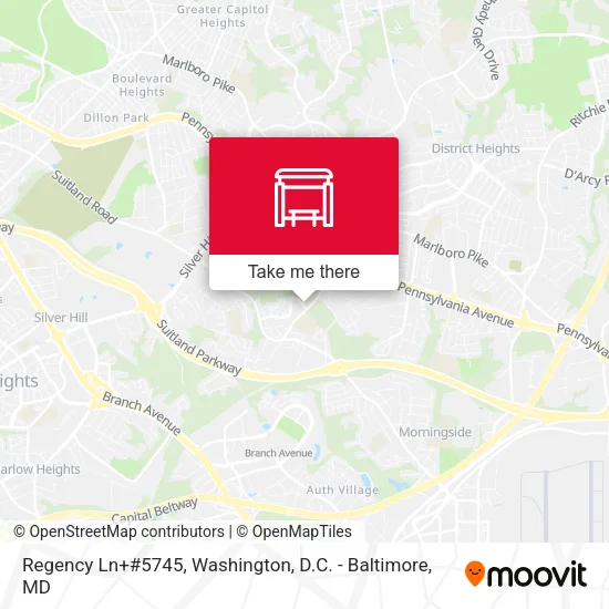 Regency Ln+#5745 map