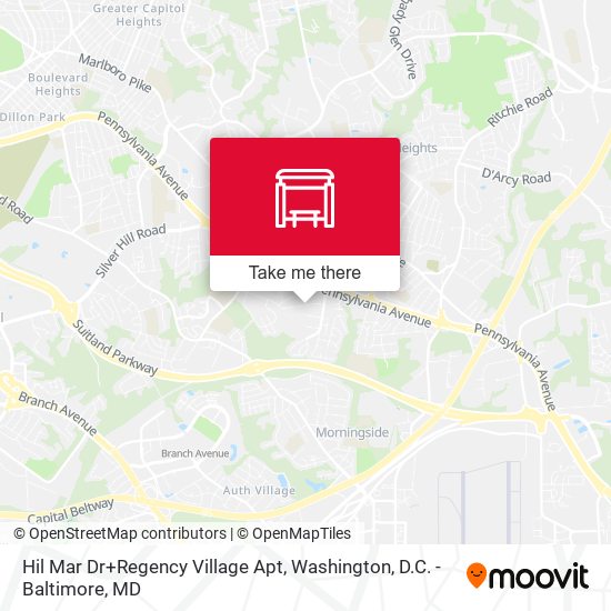 Hil Mar Dr+Regency Village Apt map