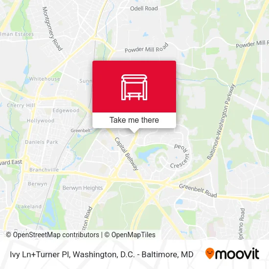 Ivy Ln+Turner Pl map