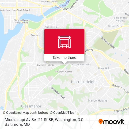 Mapa de Mississippi Av Se+21 St SE