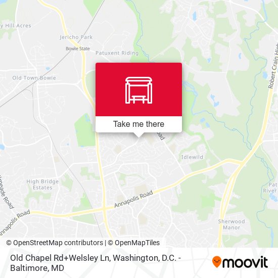 Mapa de Old Chapel Rd+Welsley Ln