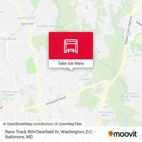 Mapa de Race Track Rd+Clearfield Dr