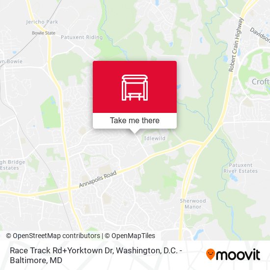 Race Track Rd+Yorktown Dr map