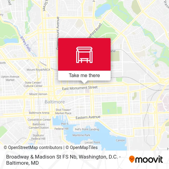 Broadway & Madison St FS Nb map
